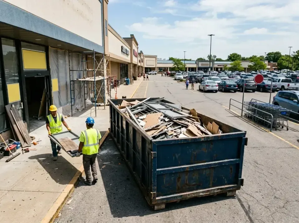 retail-store-renovation-debris-003 — frequently asked questions, Roll-off Dumpster Rentals in Gages Lake, IL